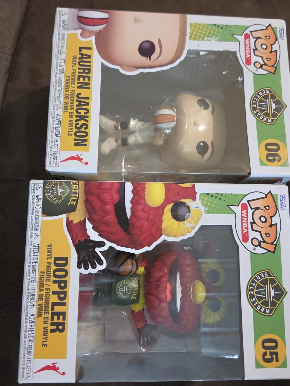 Funko WNBA Lauren Jackson and Doppler Vinyl Figures - White/Red